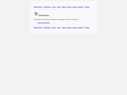 atividades screenshot