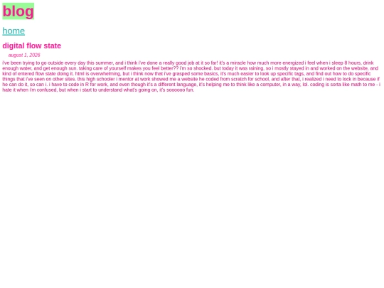 blog screenshot