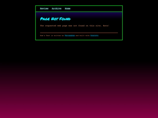not_found screenshot