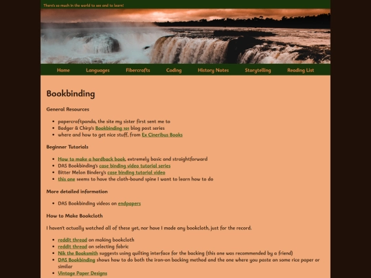bookbinding screenshot