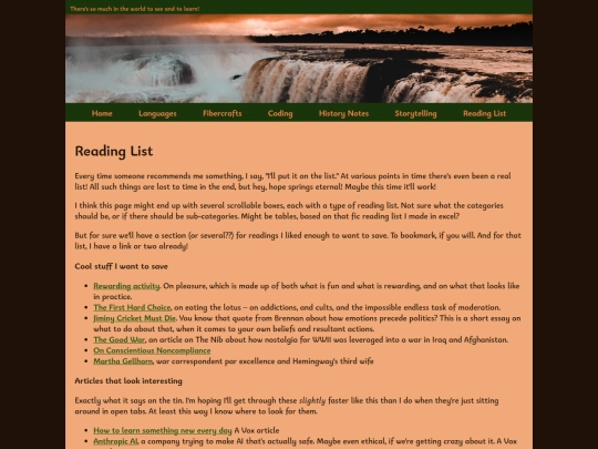 reading_list screenshot