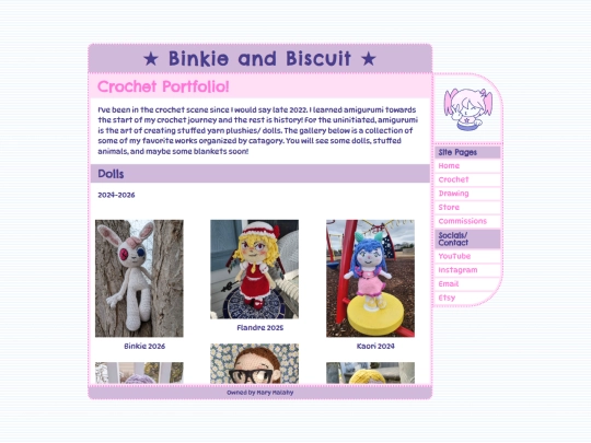 CrochetPortfolio screenshot