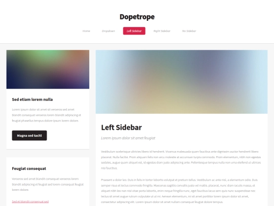 left-sidebar screenshot
