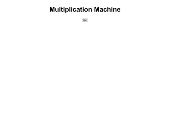 multiplication screenshot