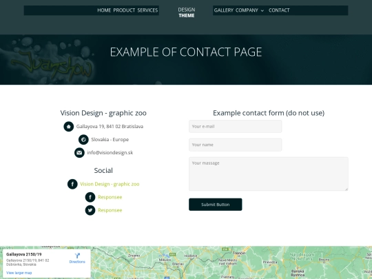 pages/new/contact screenshot