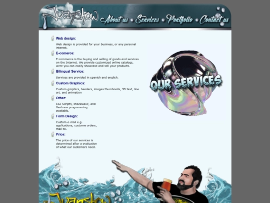 pages/services screenshot