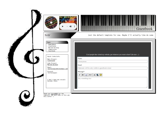 guestbook screenshot