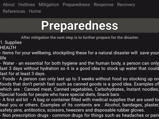 TDMPreparedness screenshot