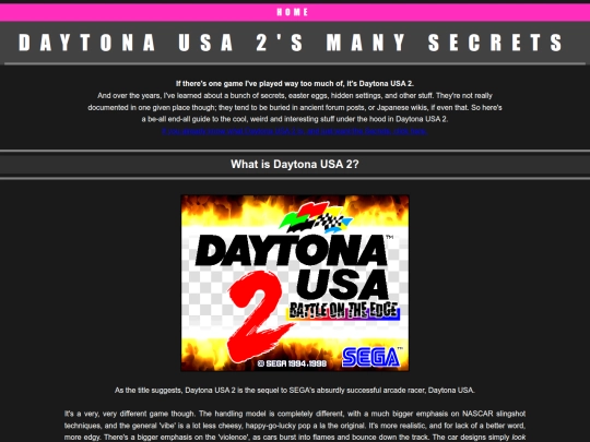 gamecenter/daytona2/daytona2 screenshot