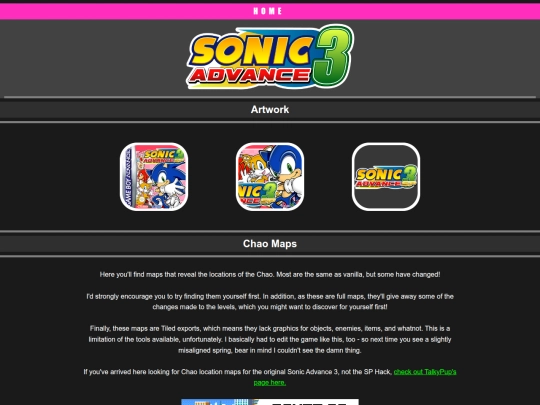 sonicZone/sonicmods/advance3SPRes screenshot