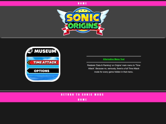 sonicZone/sonicmods/sonicorigins screenshot
