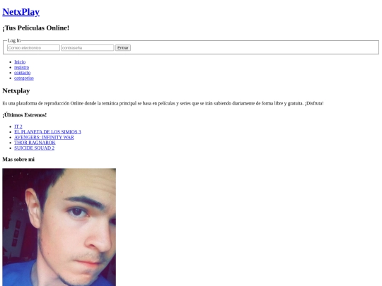 NextPlay/contacto screenshot