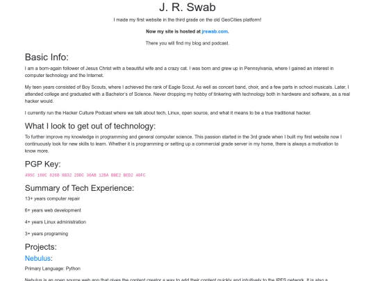 index screenshot