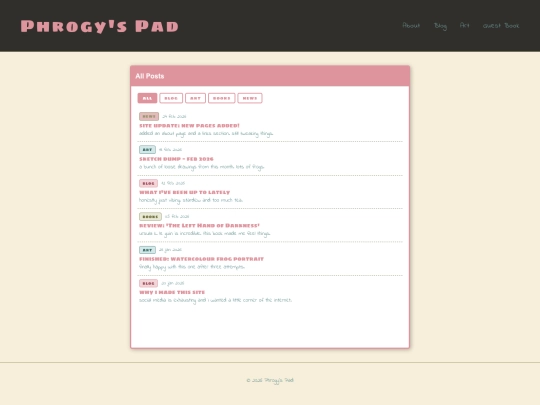 blog screenshot
