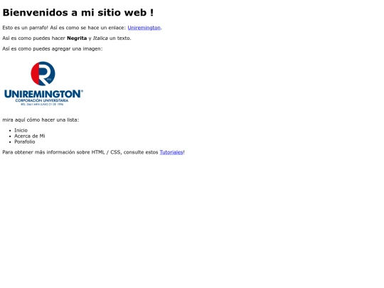 index screenshot