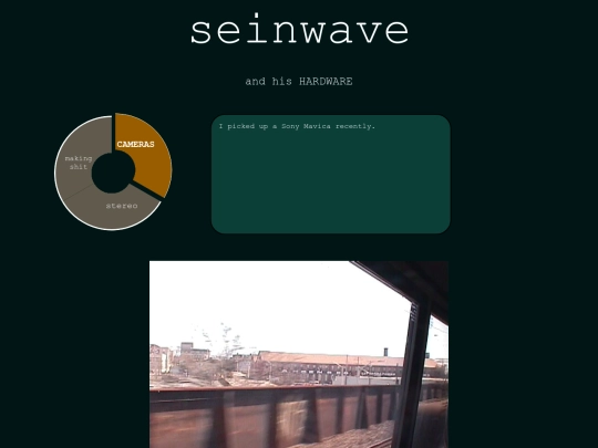 hardware/cameras screenshot