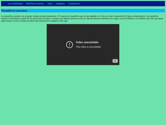 mamiferosmarinos screenshot