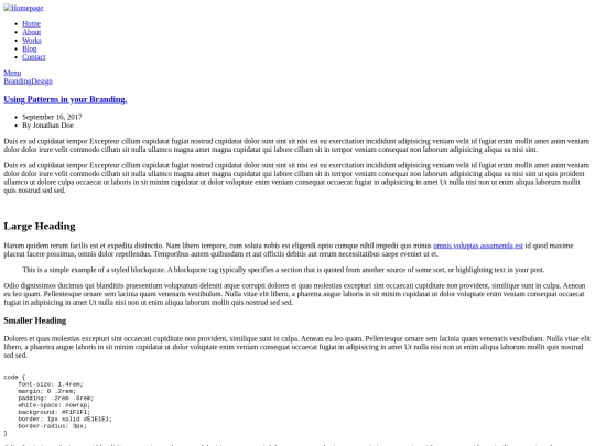 blog-single screenshot