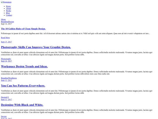 blog screenshot