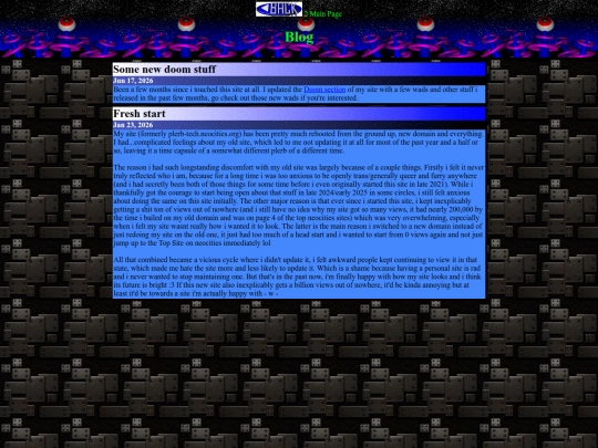 blog screenshot