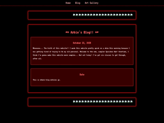 blog screenshot