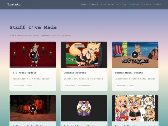 showcase screenshot