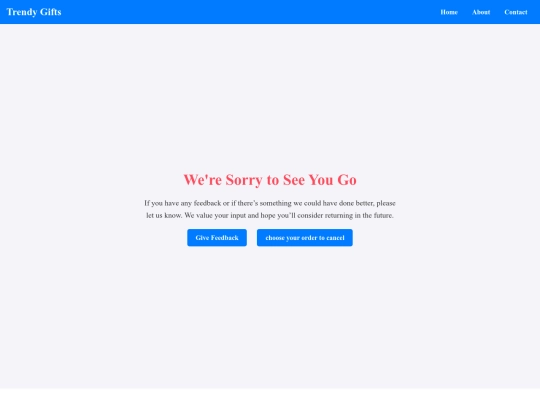 cancellation screenshot