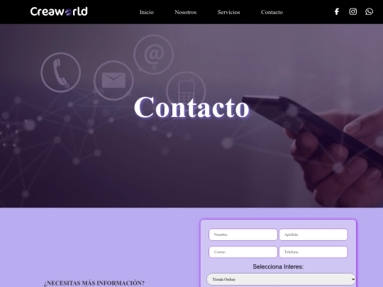 contacto screenshot