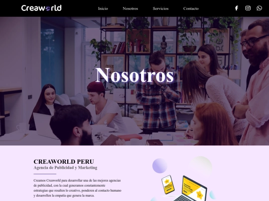 nosotros screenshot