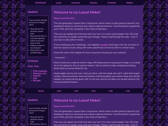 homepage screenshot