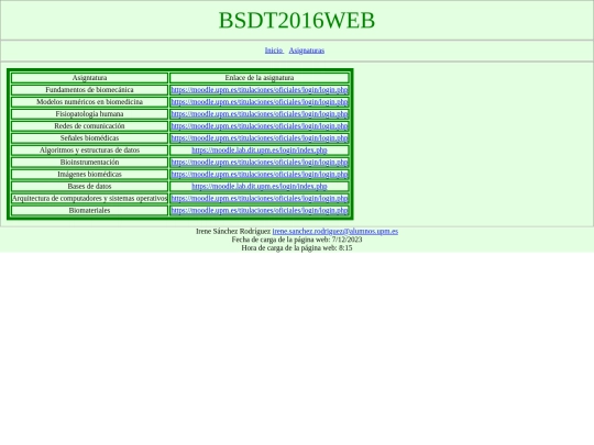 asignaturas screenshot