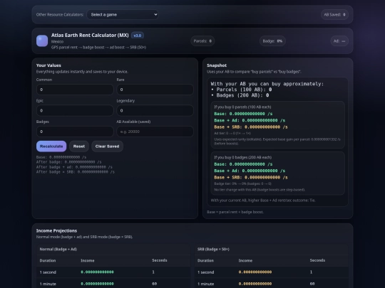 AtlasEarth-MX screenshot