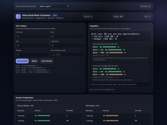 AtlasEarth screenshot