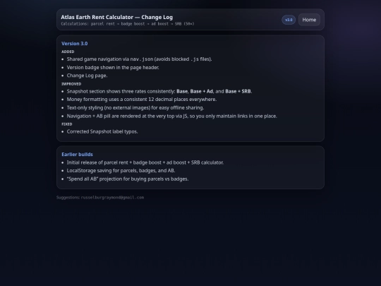 AtlasEarthChange screenshot