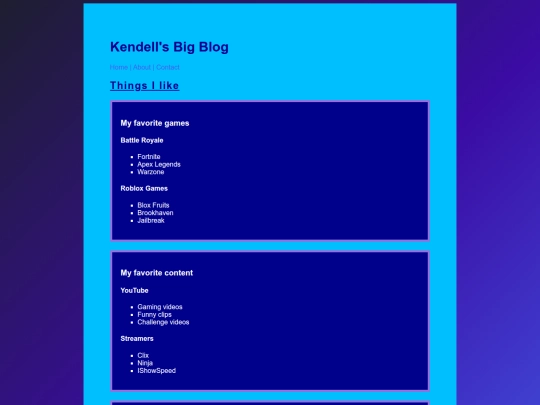 Class_of_2029/Practice/Myownbigblog2 screenshot