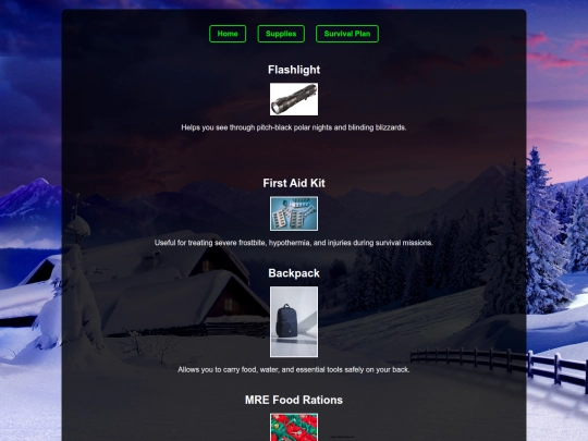 Class_of_2029/Project/Survival_website/supplies screenshot
