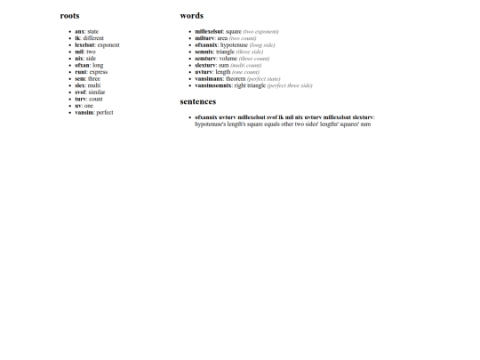 conlang screenshot
