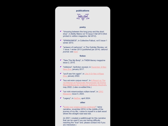 publications screenshot