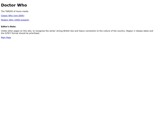 doctor-who/main screenshot