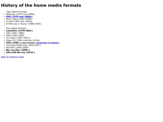 history/formats/main screenshot