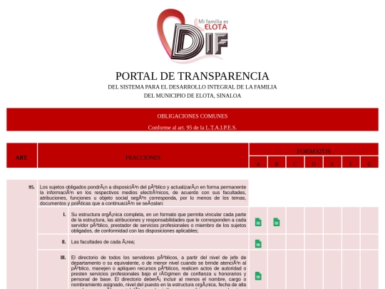 index screenshot