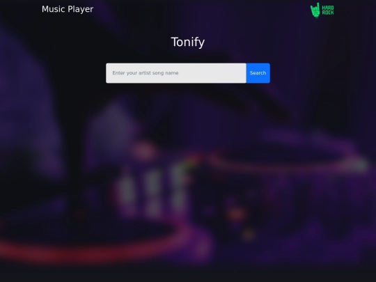 Tonify Music App screenshot