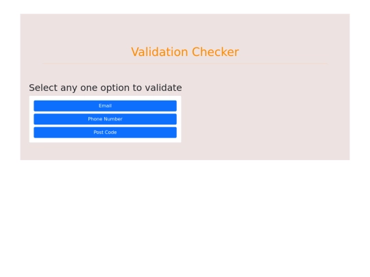Validate Checker screenshot
