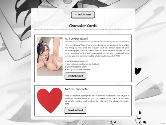 cards screenshot