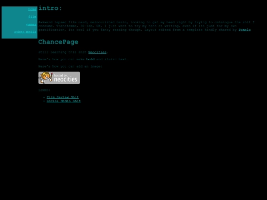 index screenshot