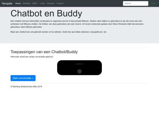 chatbot screenshot