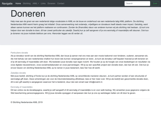 doneren screenshot