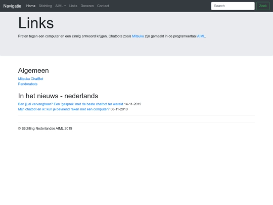 links screenshot
