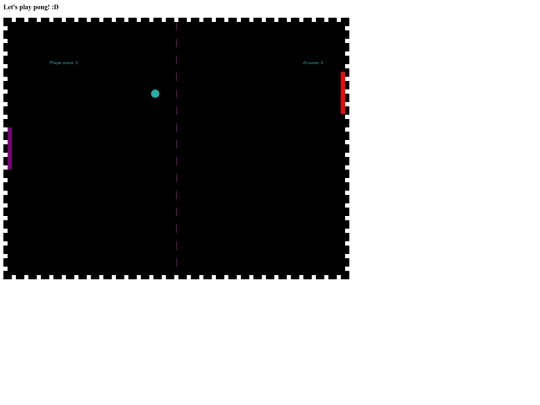 Pong Game/Pong screenshot