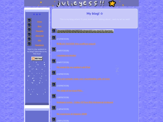 blog screenshot
